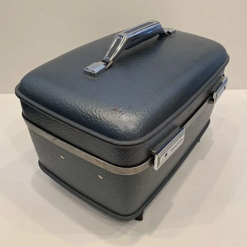 Vintage Train Case American Tourister Luggage Mid Century Carry‎ On